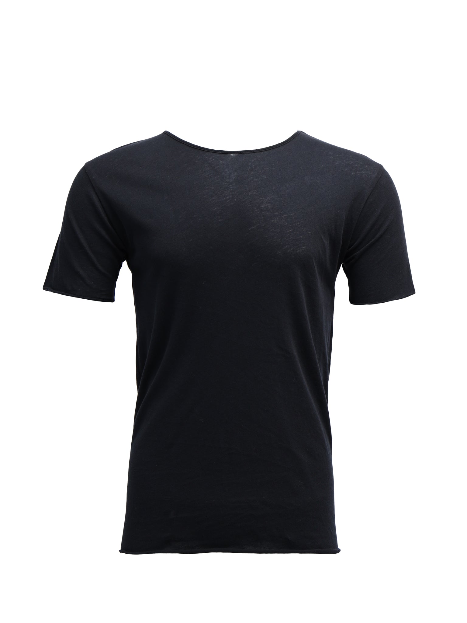 Black Asymmetric Tail T-Shirt