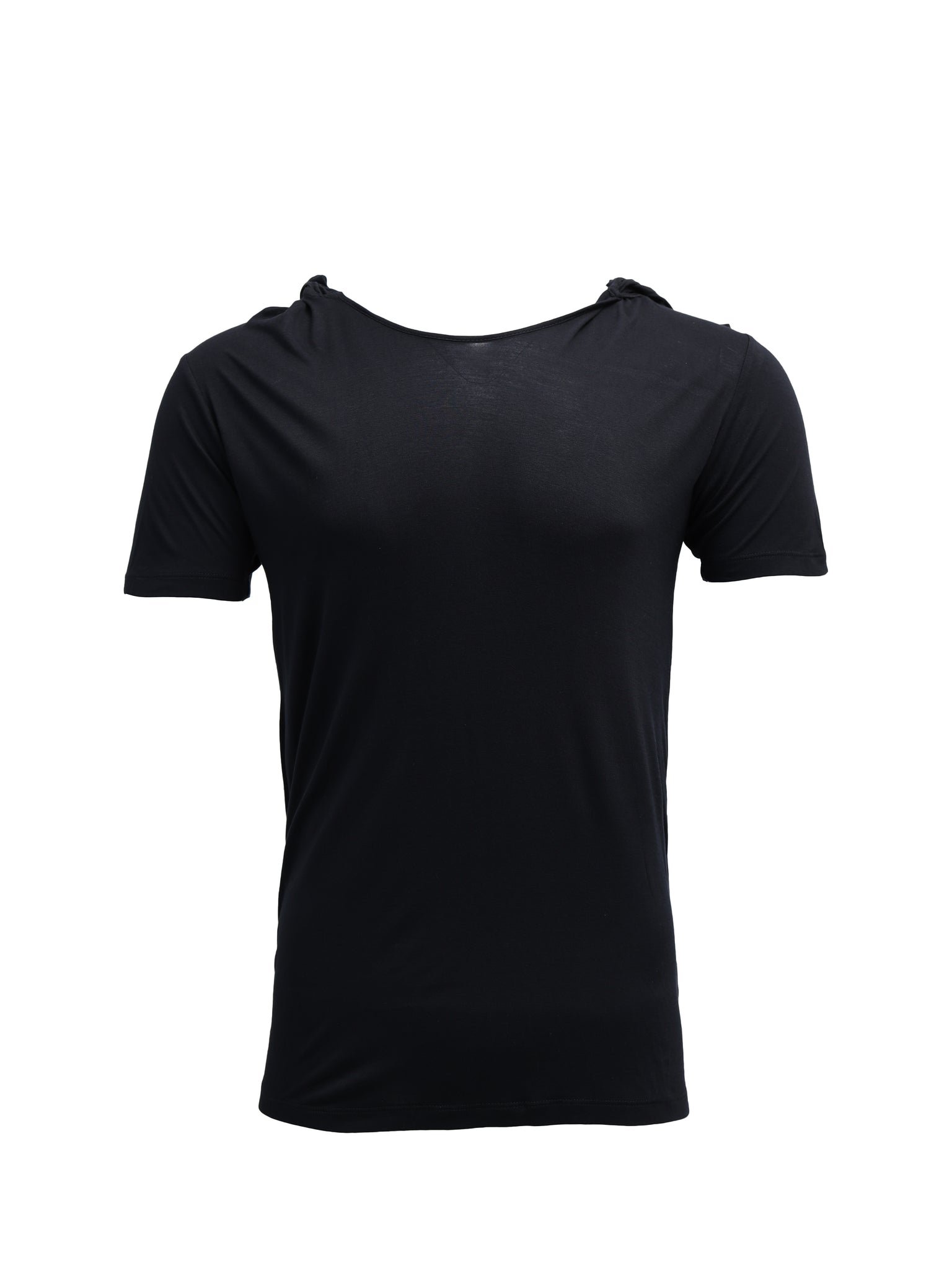 Black Hooded T-Shirt