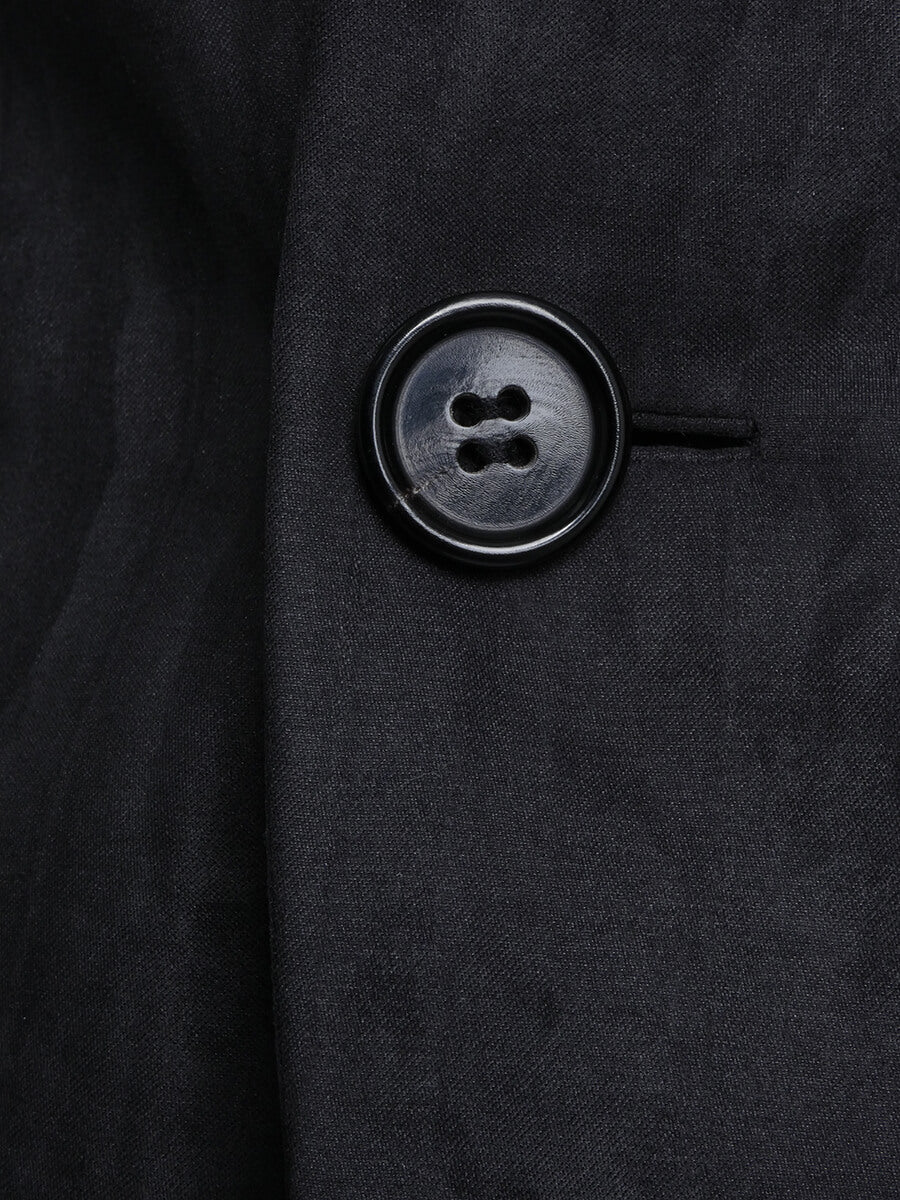 Charcoal Black Sleeveless Jacket