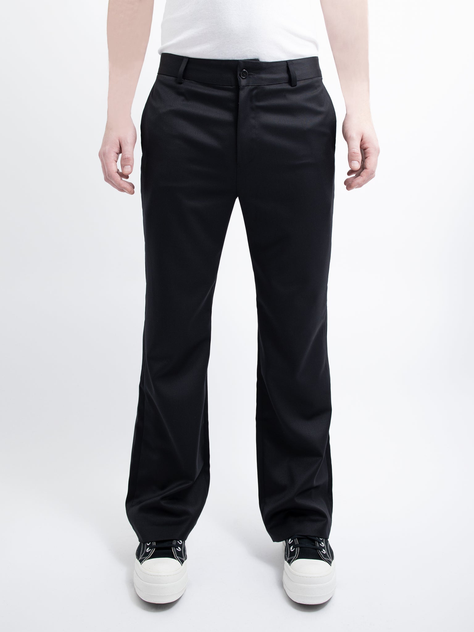 Black Shine Trousers