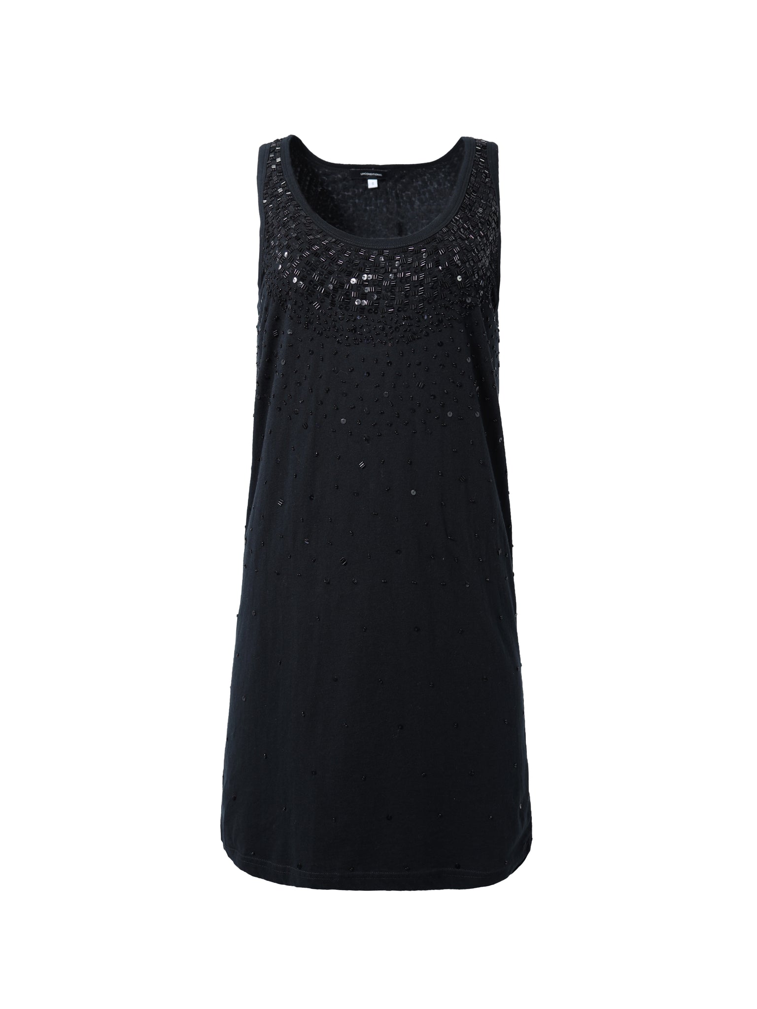 Black Sequin Vest Dress