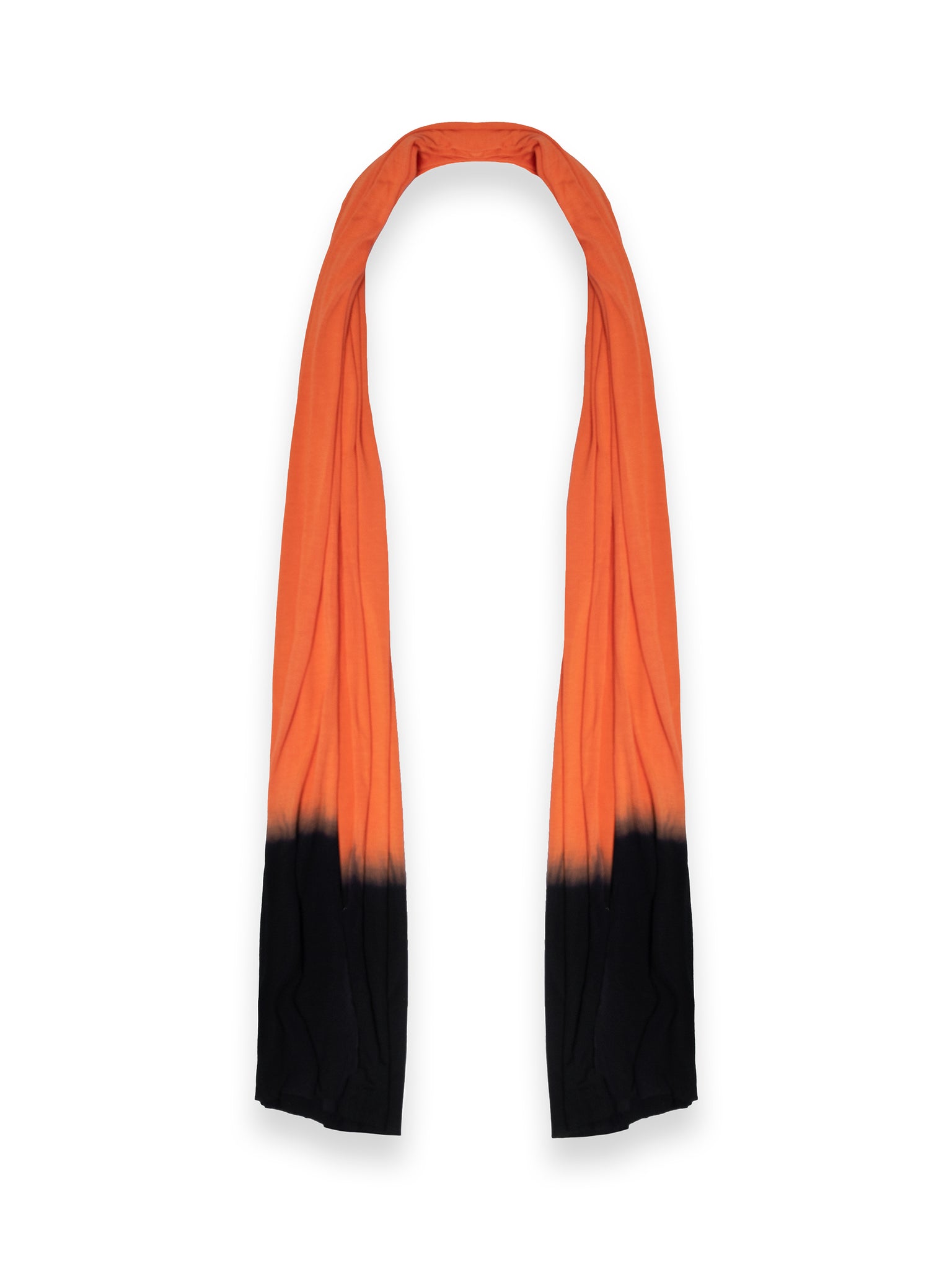 Orange And Black Gradient Scarf