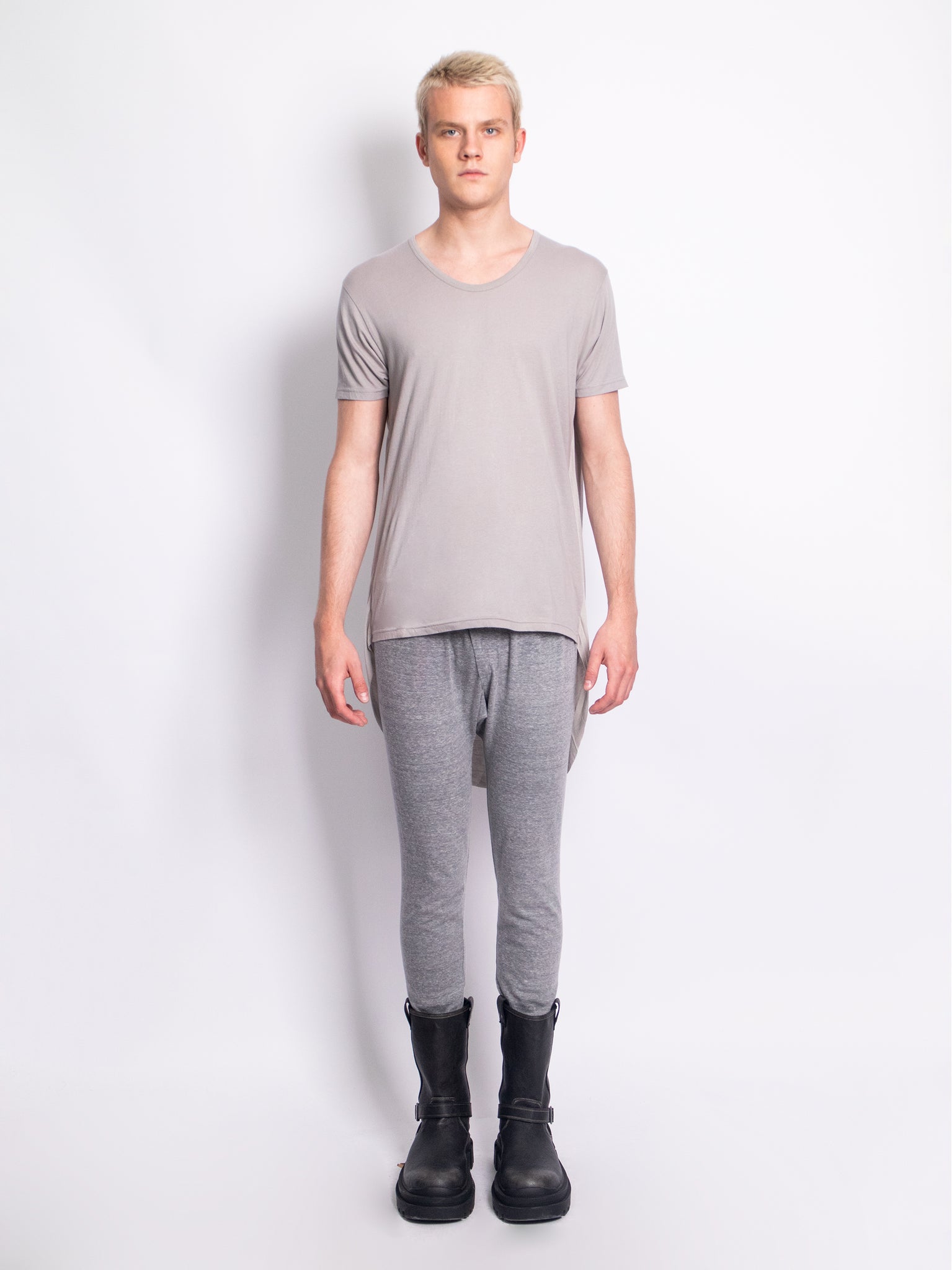 Grey T-Shirt With Tailcoat