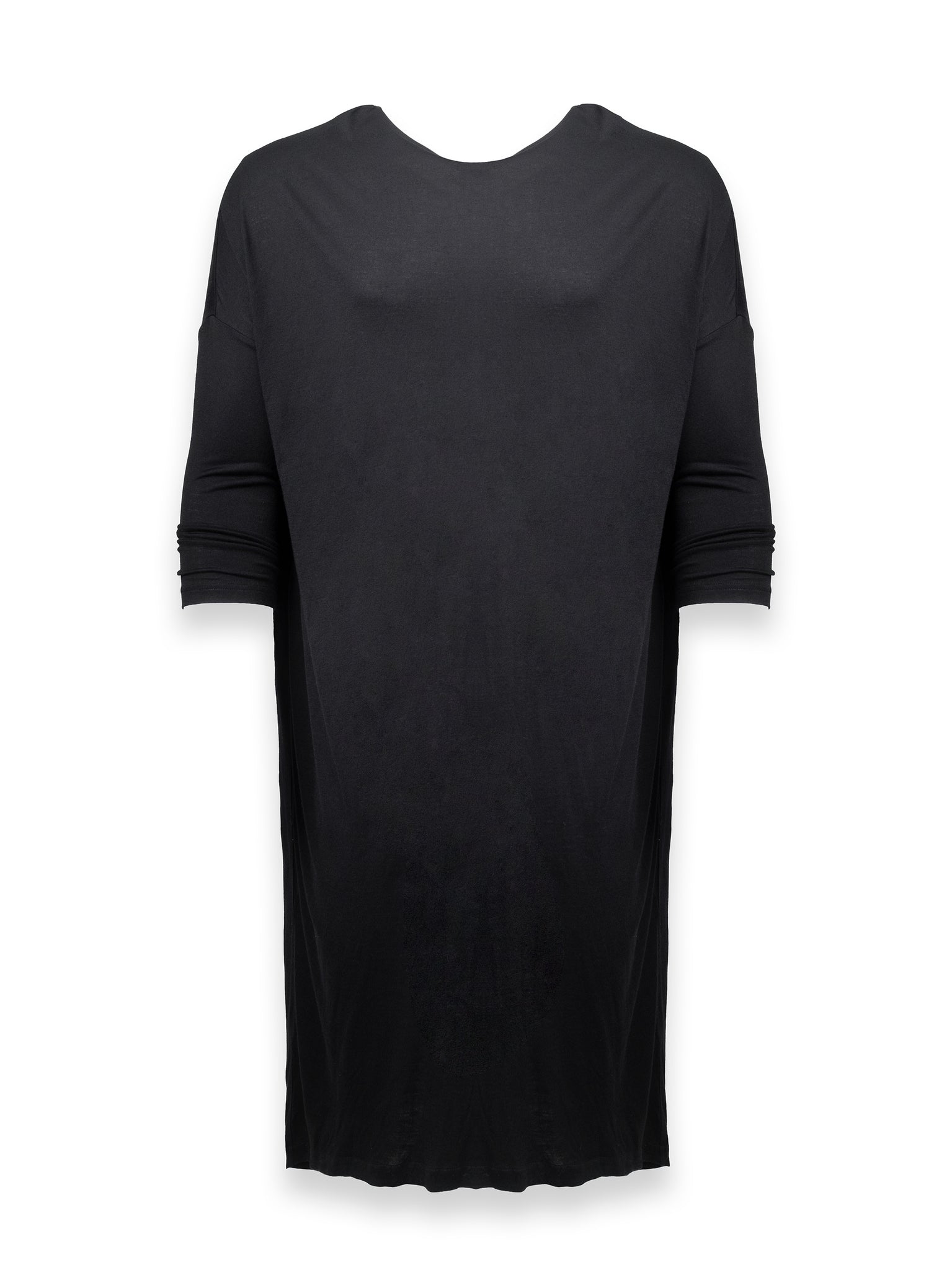 Black Oversized T-Shirt Dress