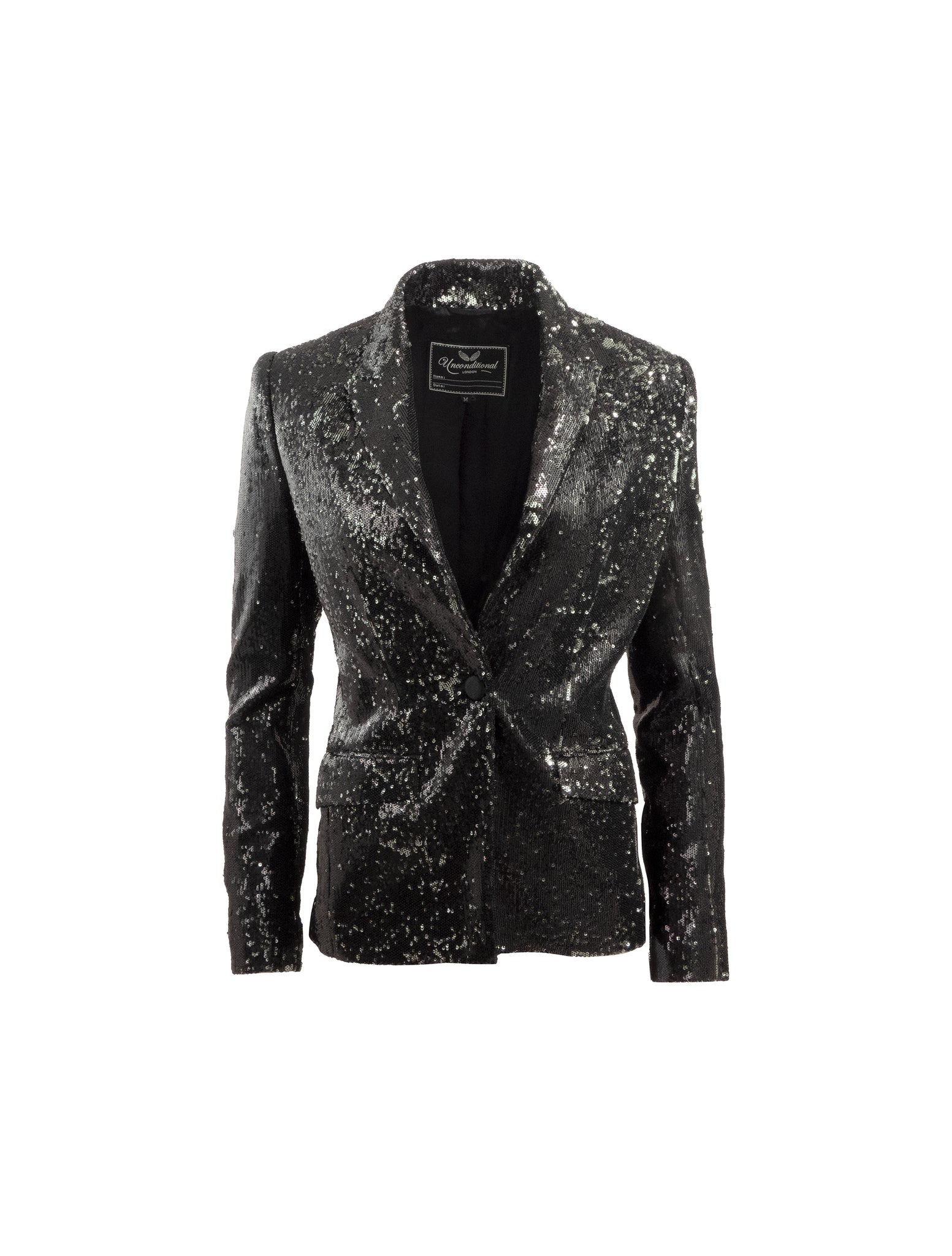 Black Sequin Blazer