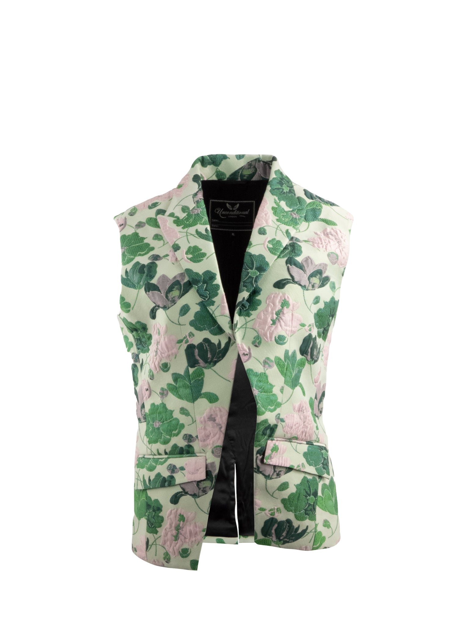 Floral Cutaway Waistcoat