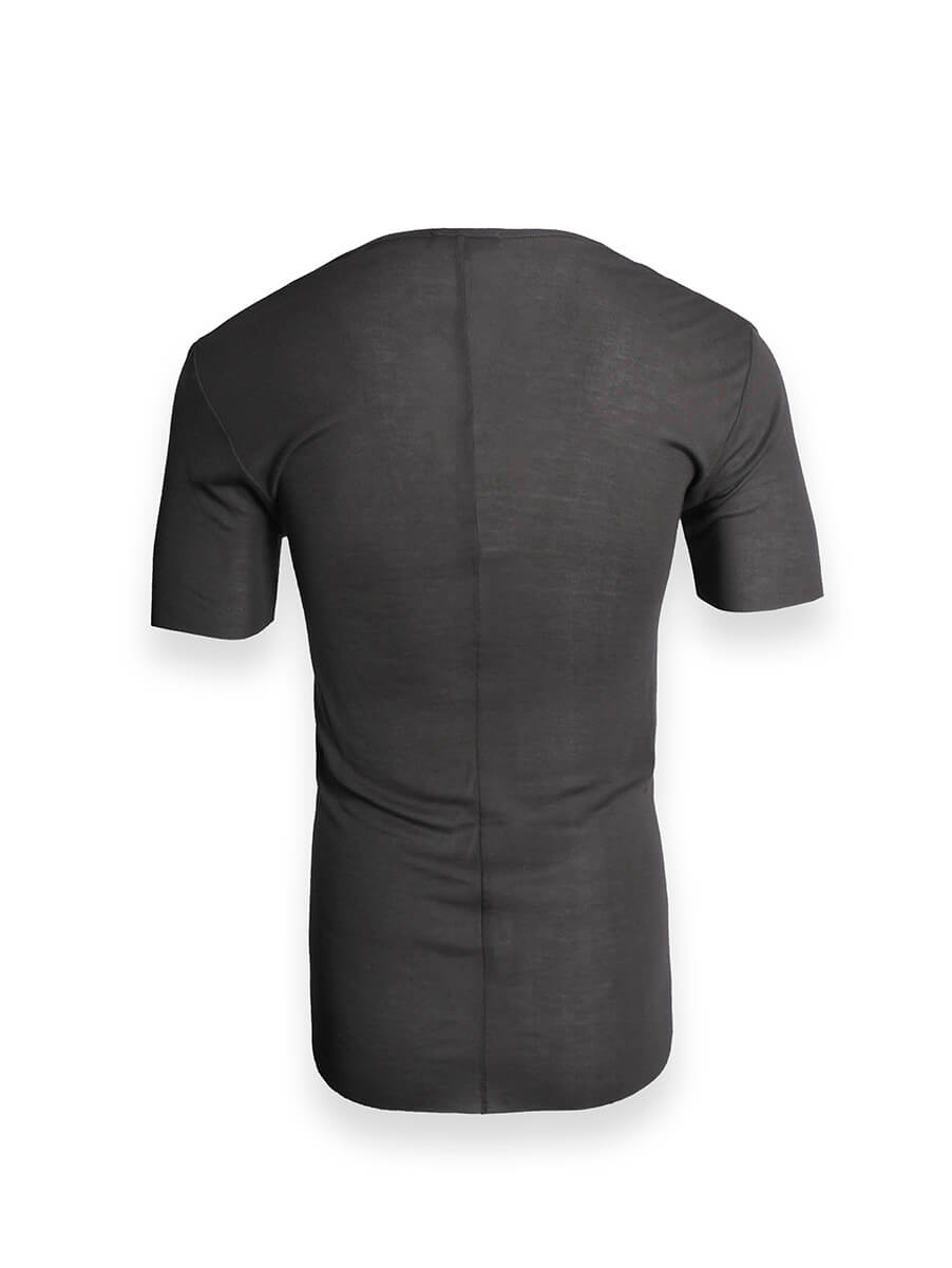 Charcoal Grey Cotton T-Shirt