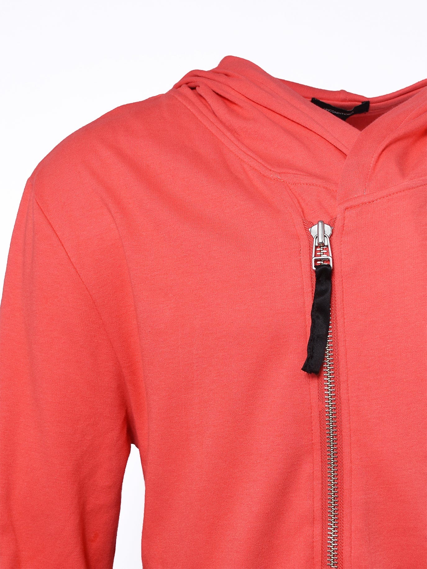 Coral Zip-Up Hoodie