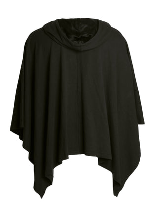 Dark Green Sleeveless Zip Up Poncho