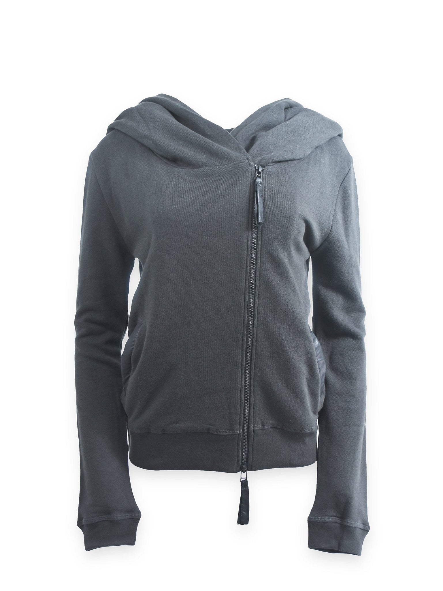 Dark Green Zip-Up Hoodie