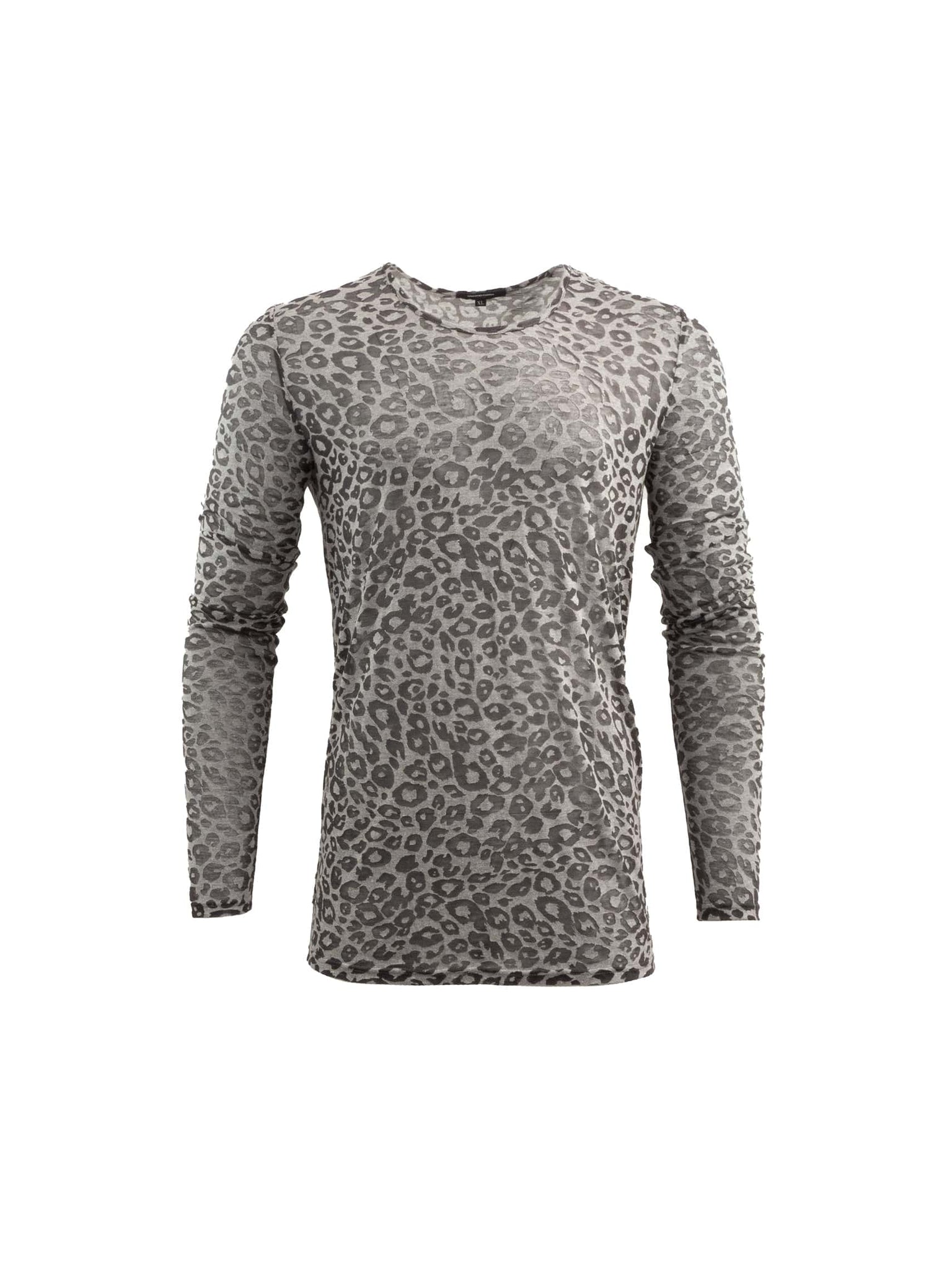 DARK LEOPARD PRINT LONGSLEEVE T-SHIRT