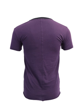 Grape Detailed Neck T-Shirt