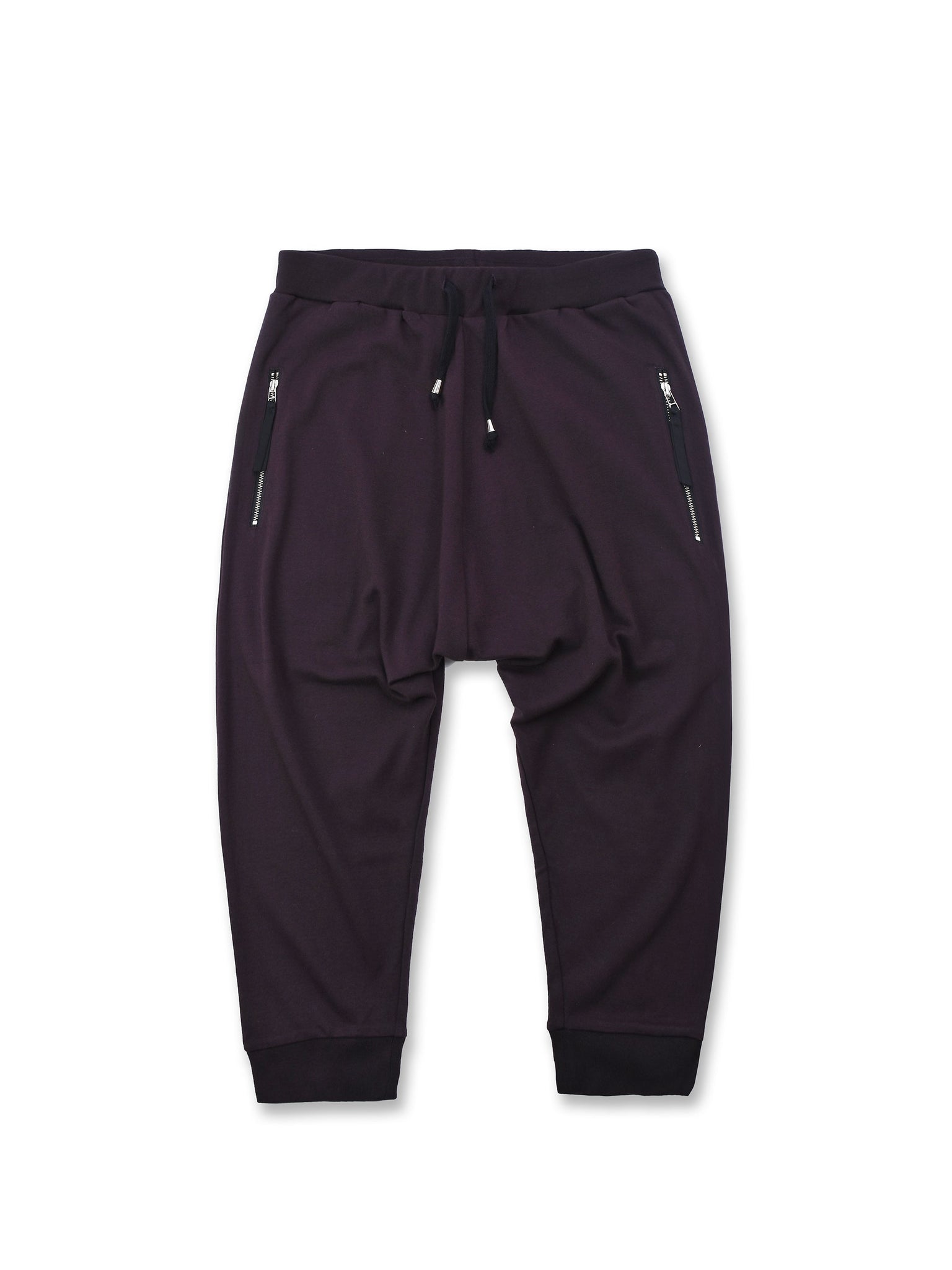 Grape Drop Crotch Cropped Joggers