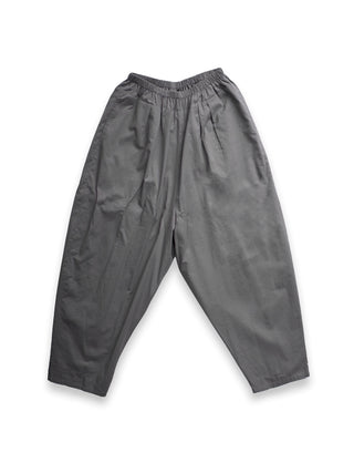 Grey Cotton Balloon Trousers