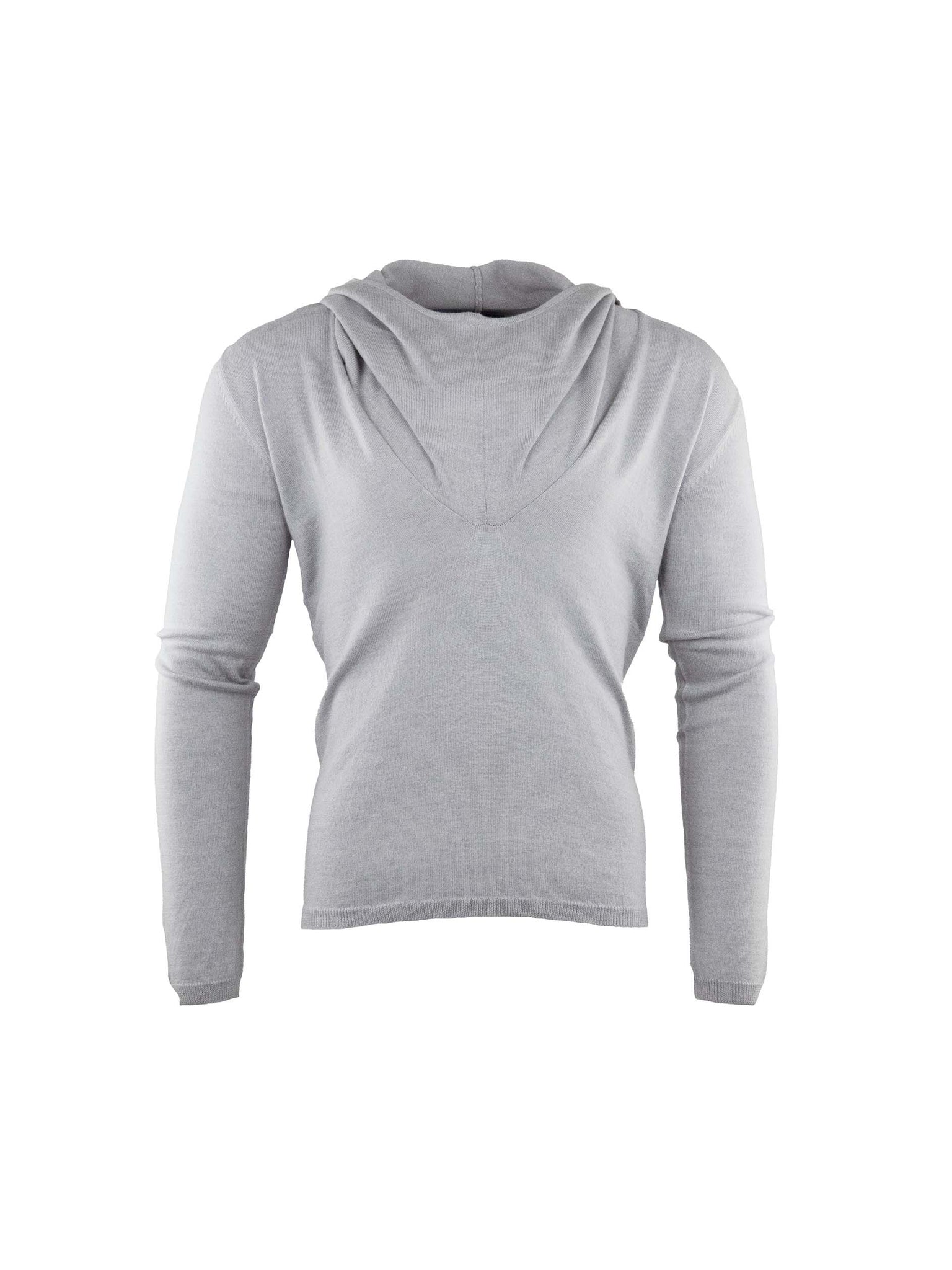 Grey Ghost Hoodie With Epaulettes