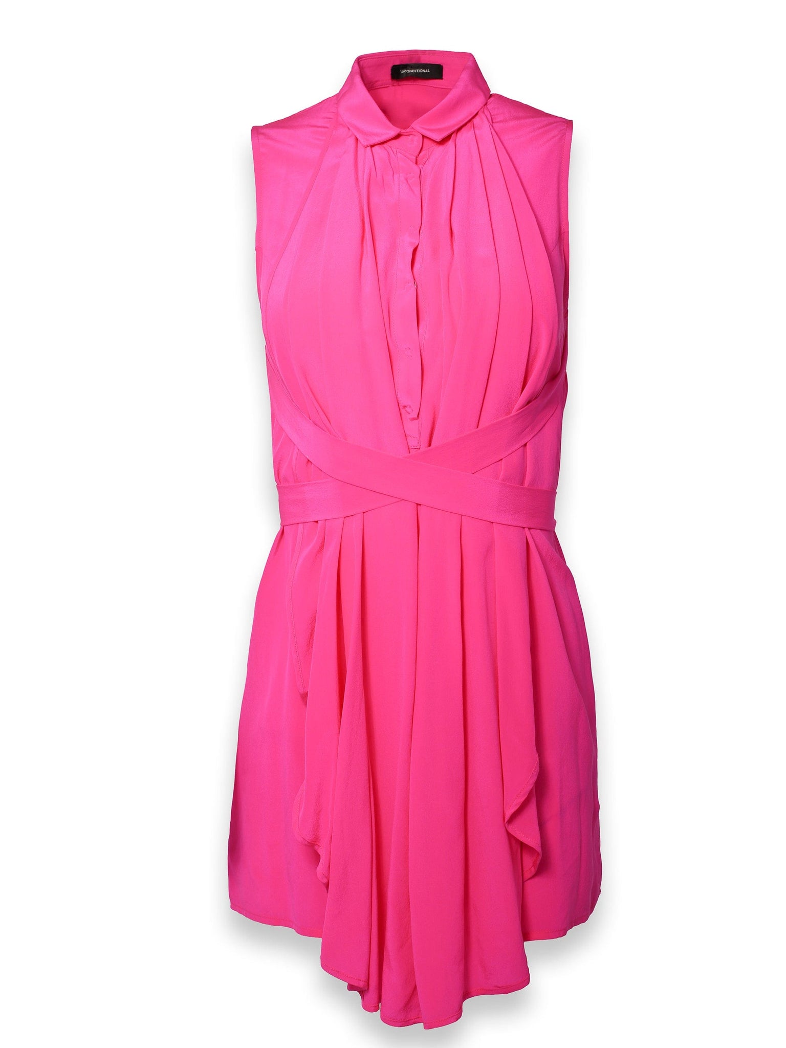 Hot Pink Sleeveless Dress