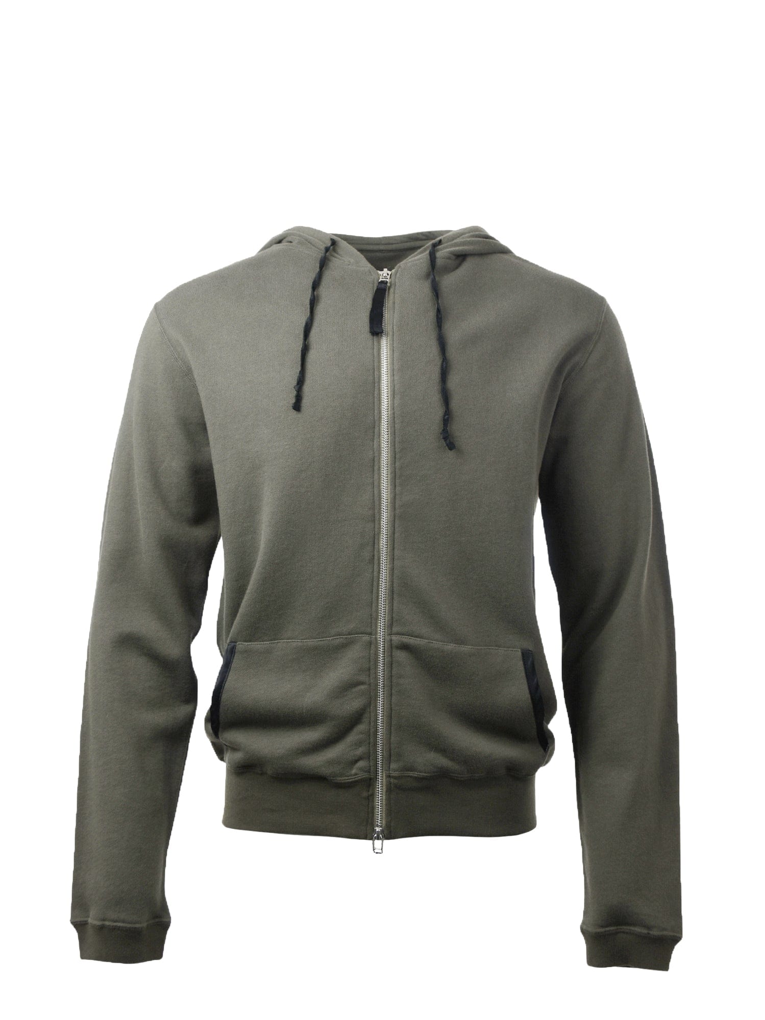 Khaki Angel Zip-Up Hoodie