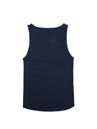 Midnight Vest with Stars and Navy Stripes Detailings