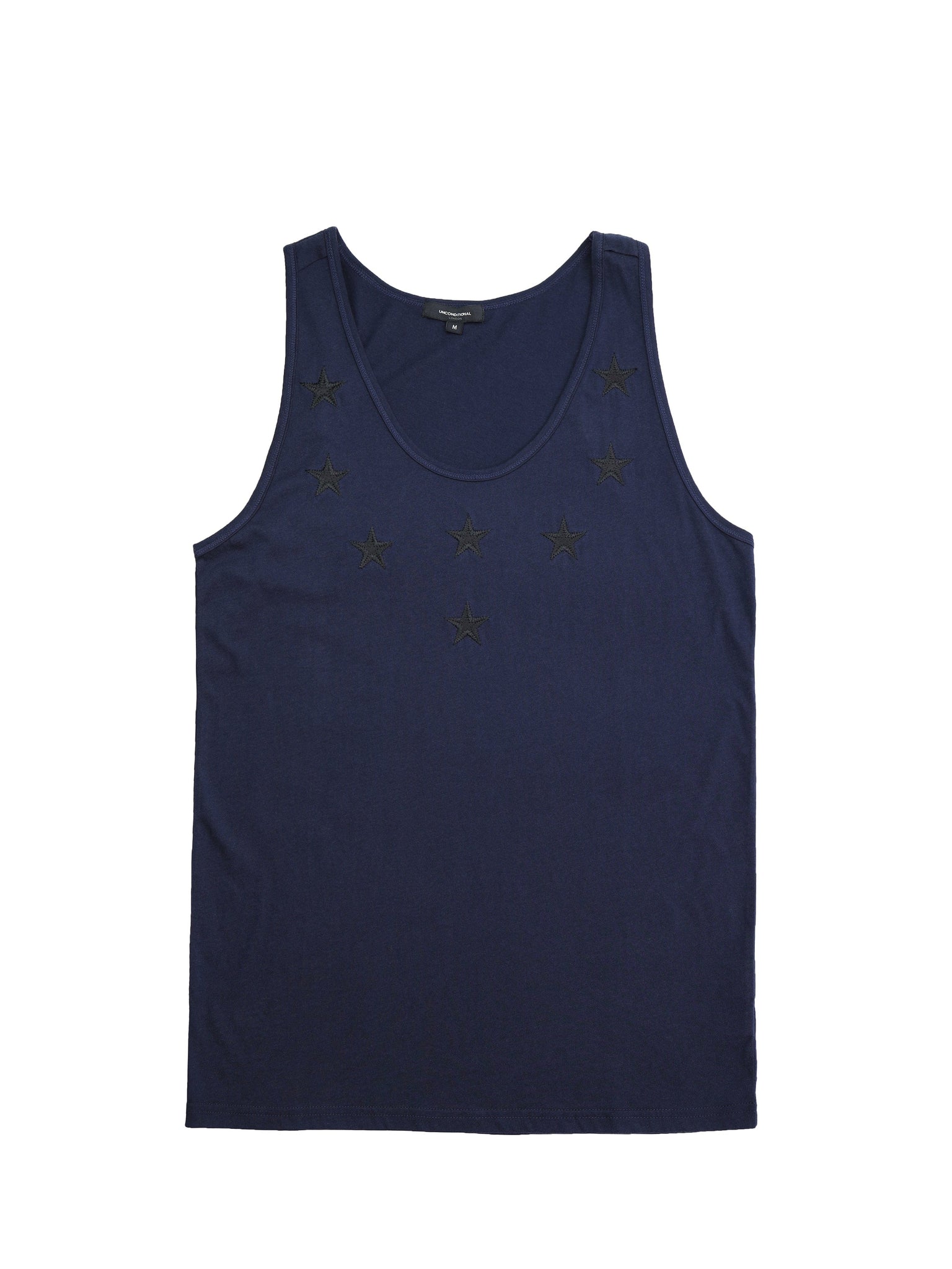 Midnight Vest with Stars Embroidery