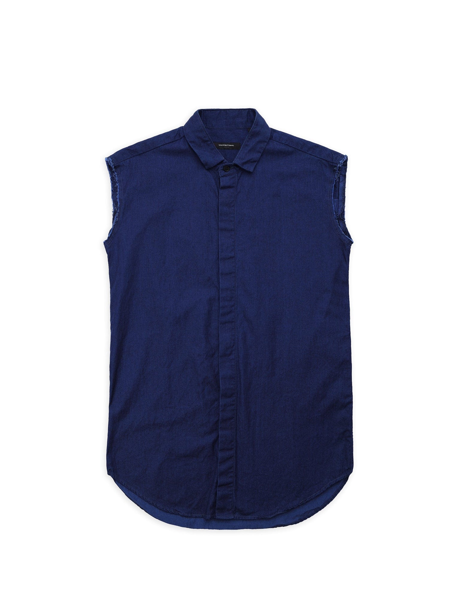 Navy Blue Sleeveless Shirt