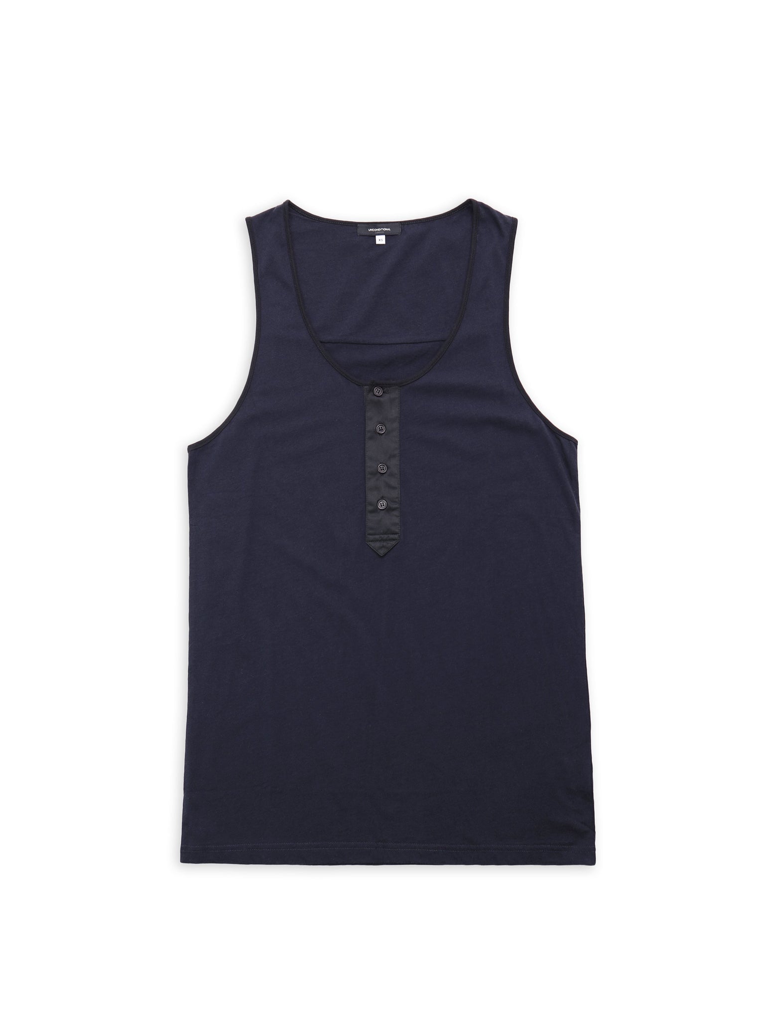 Navy Blue Vest with Buttons Detailing