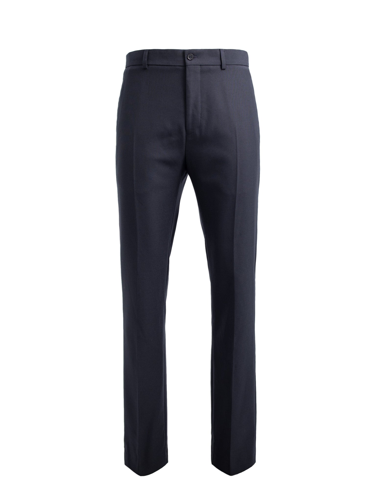 Navy Straight Leg Suit Trousers