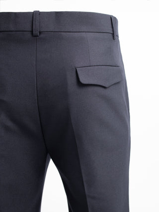 Navy Straight Leg Suit Trousers