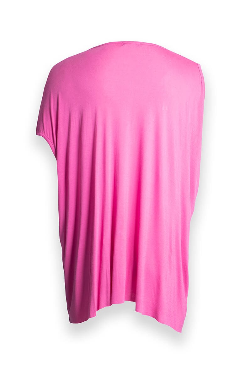 Pink One Sleeved T-Shirt