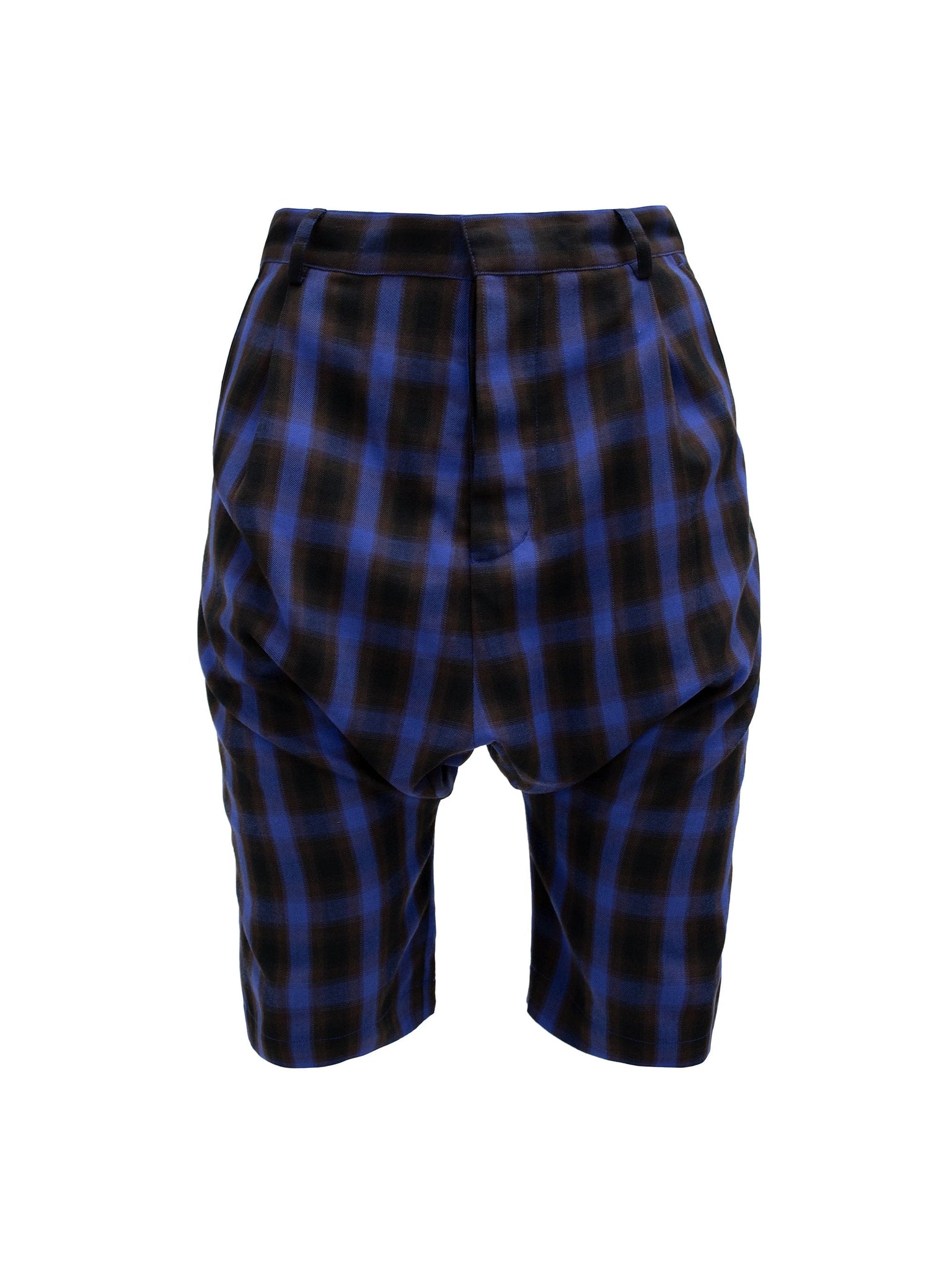 Purple Checked Shorts