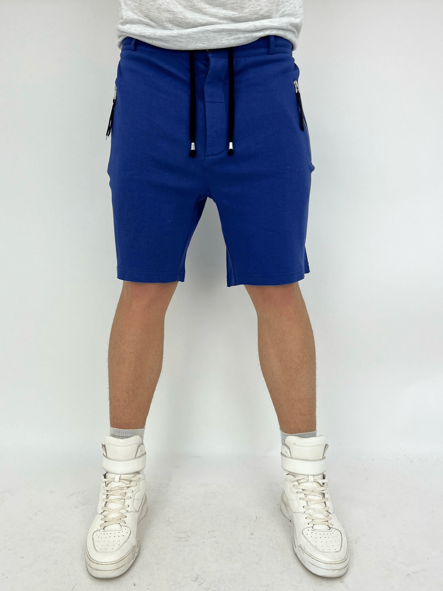 Royal Blue Utility Sweat Shorts