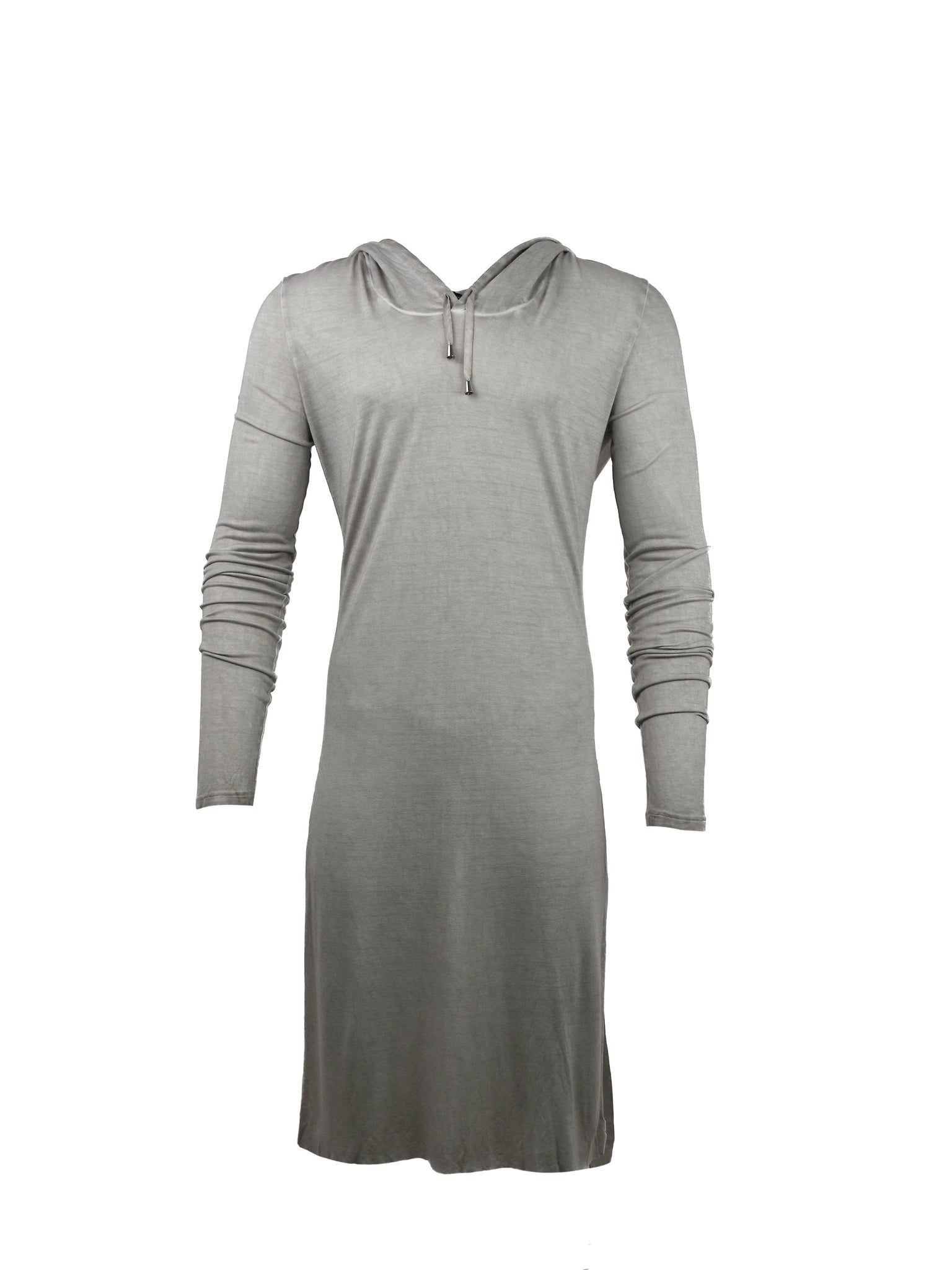 Stone Grey Hoodie Dress