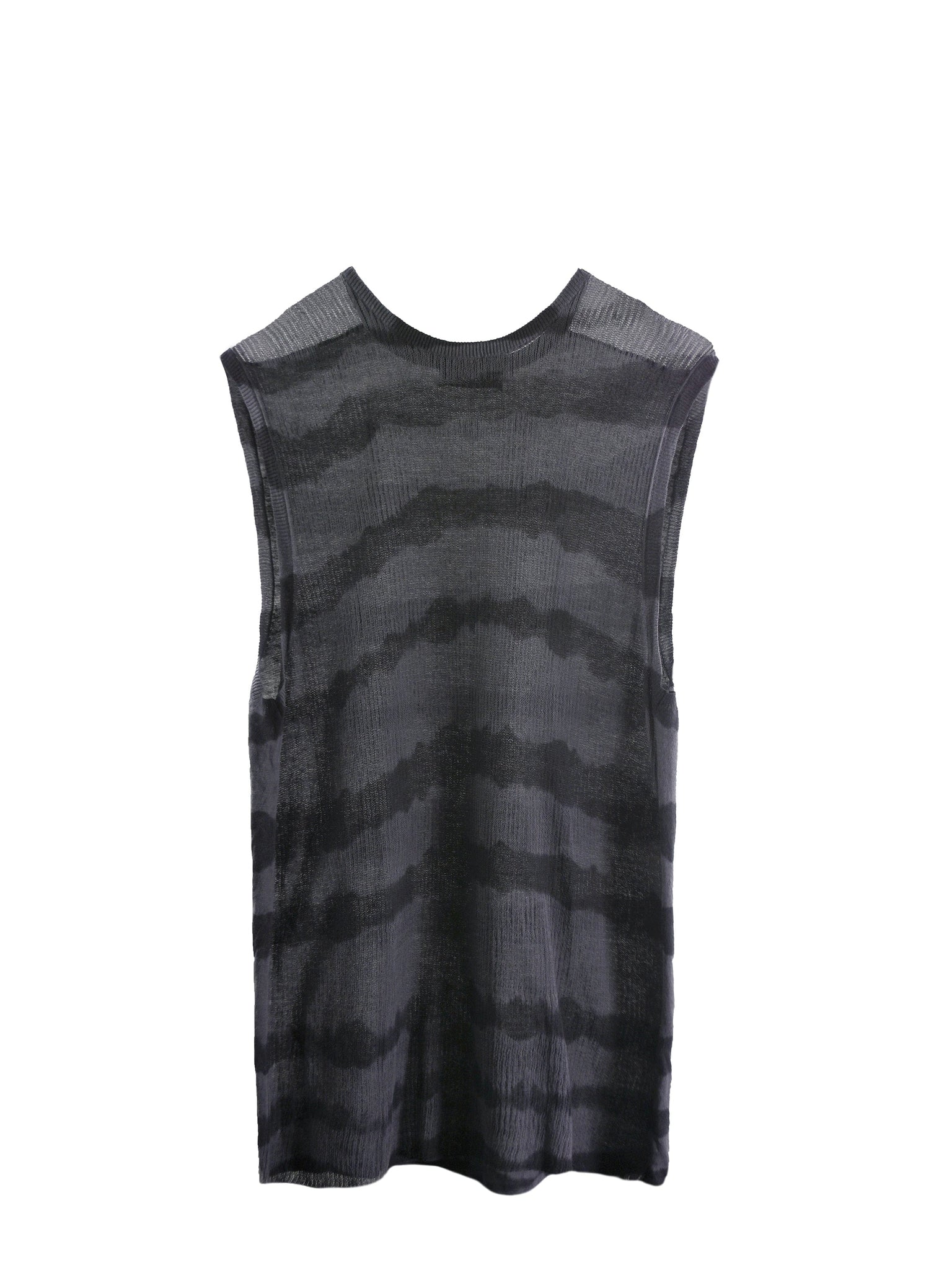 Tiger Stripe Fine Knit Vest