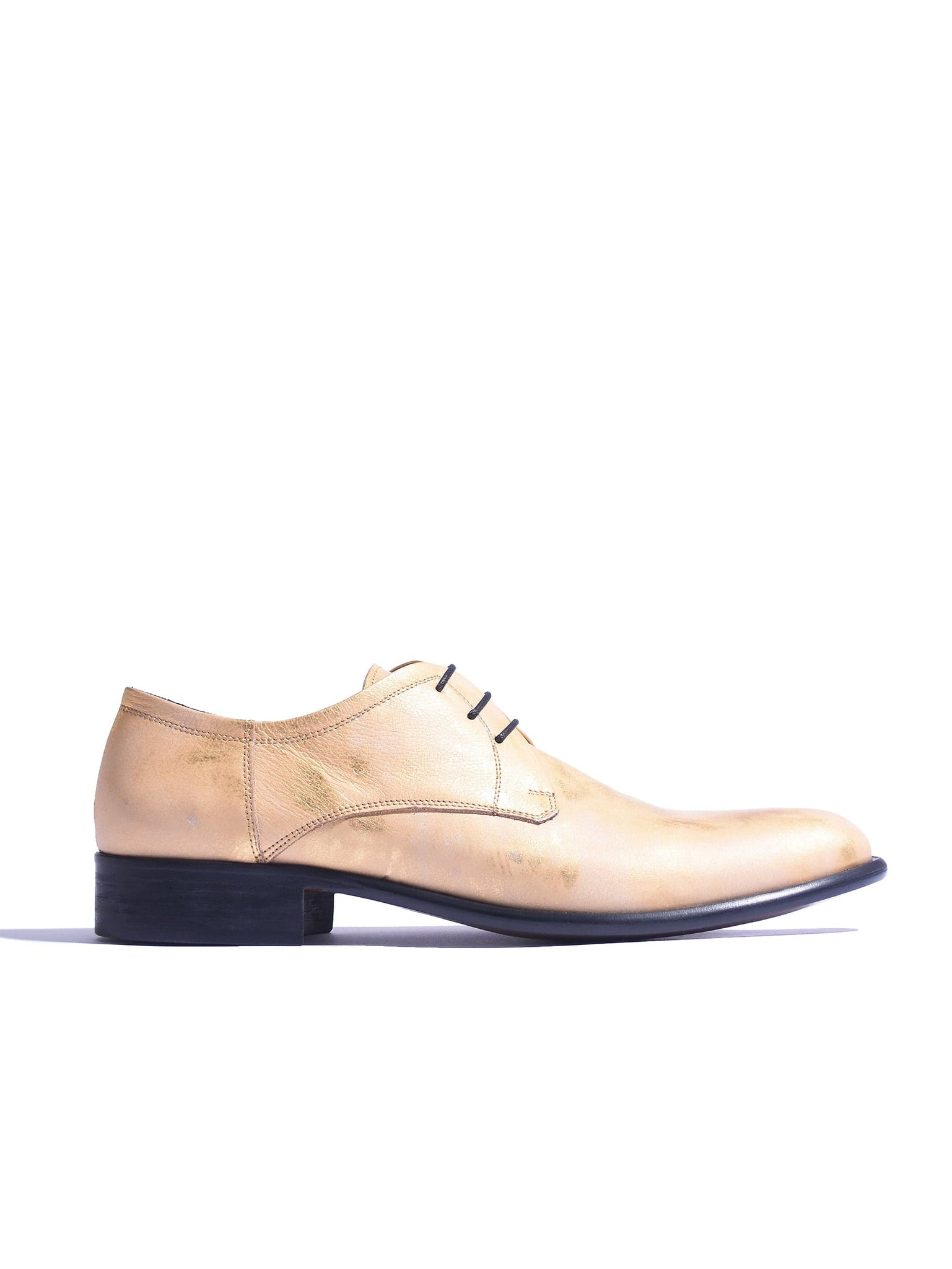 Unconditional Gold Derby Shoes