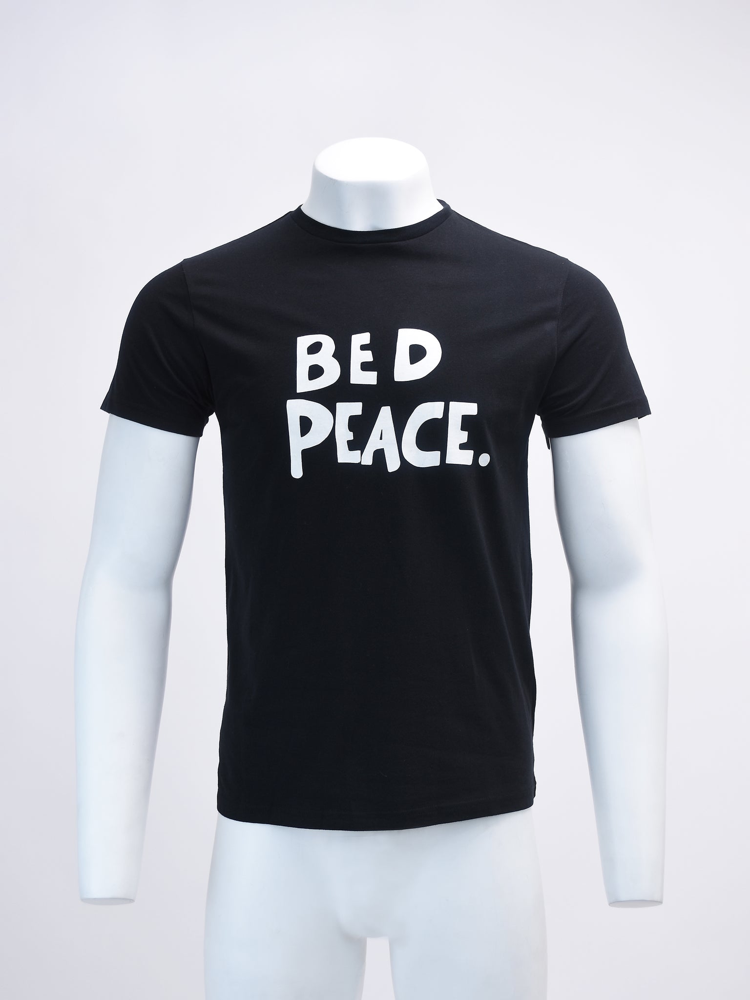 Black and White Bed Peace T-Shirt