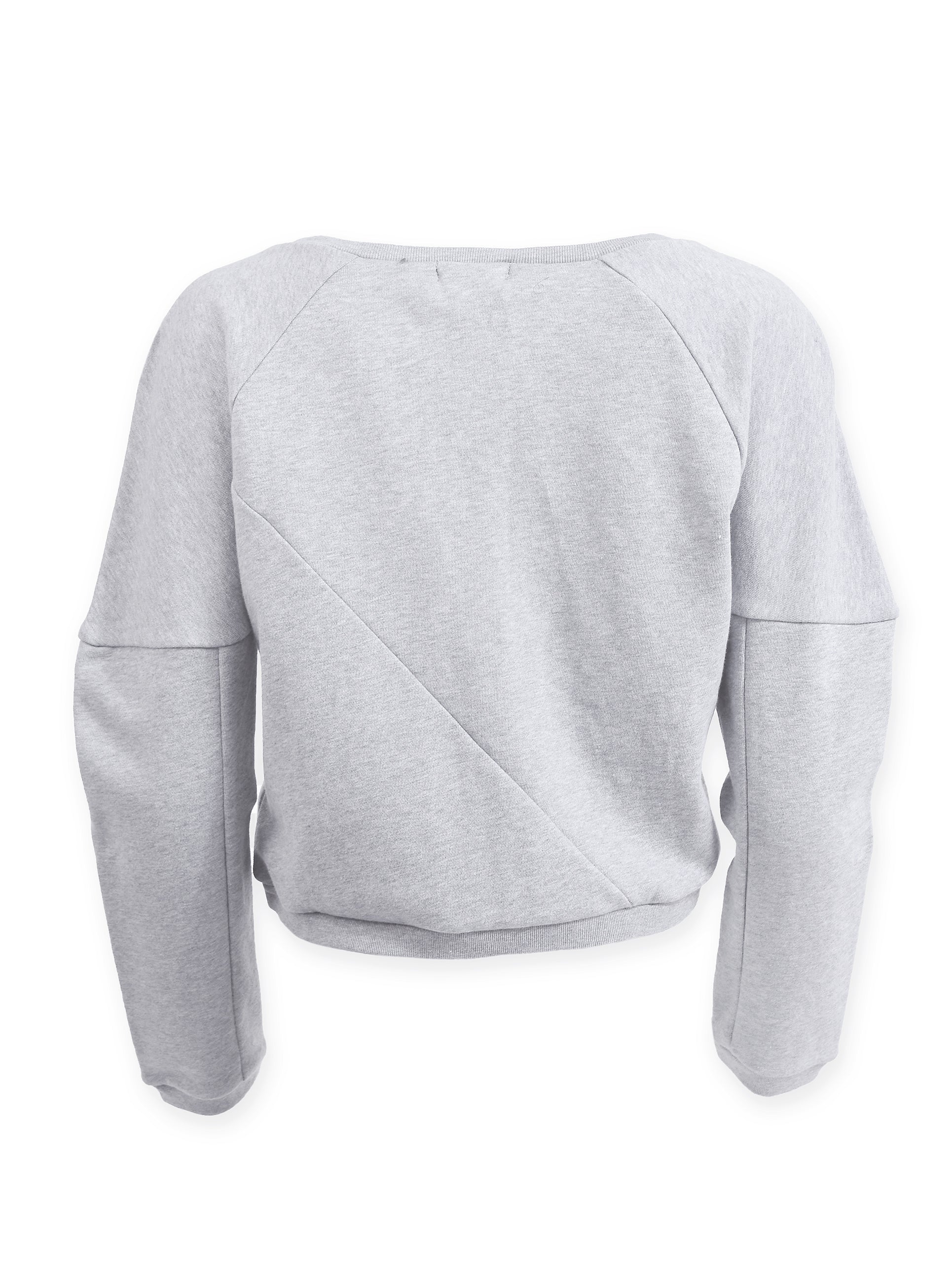 Cropped Sweatshirt in Grey