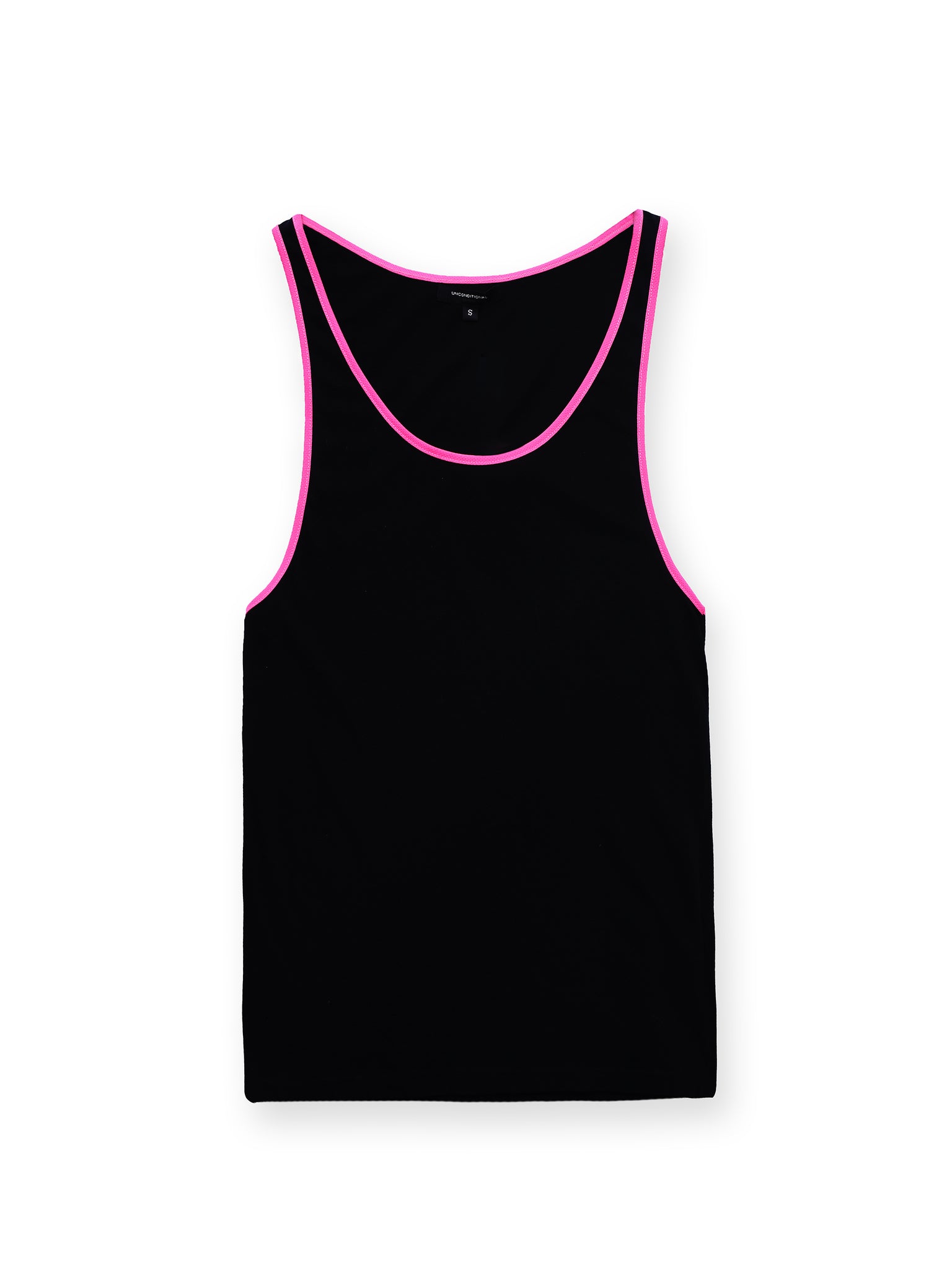 Black and Pink Cotton Vest