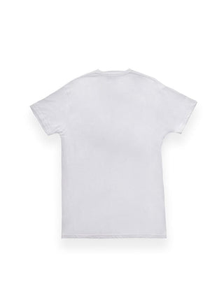 White Layered V-Neck T-Shirt