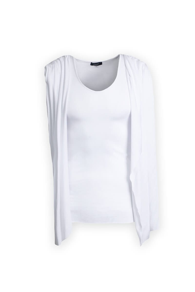 White Multilayered Shirt