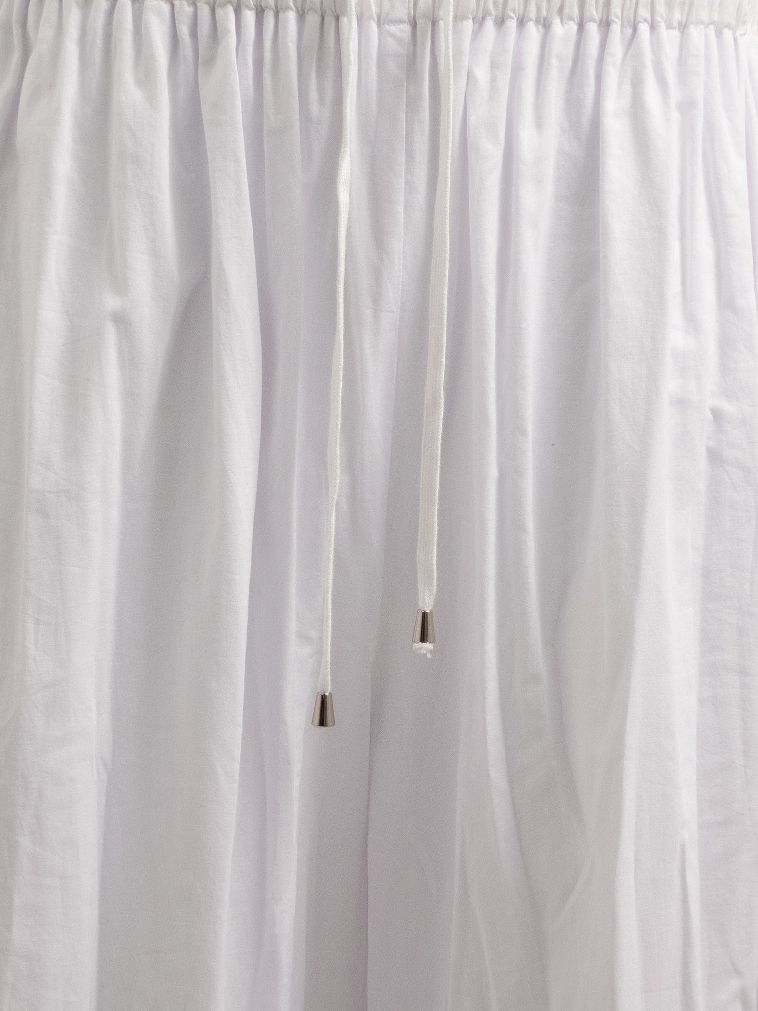 WHITE PARACHUTE PANTS