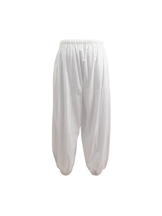 WHITE PARACHUTE PANTS