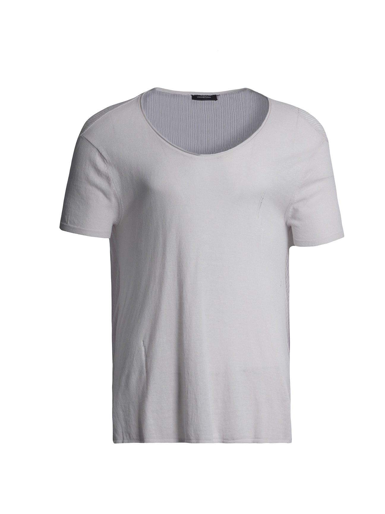 White Tailcoat Distressed T-Shirt