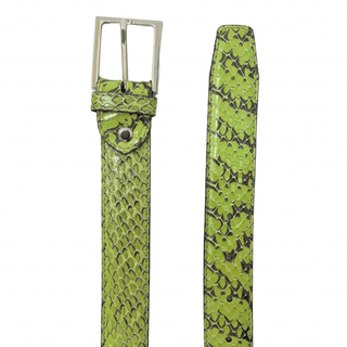 Green Snakeskin Belt