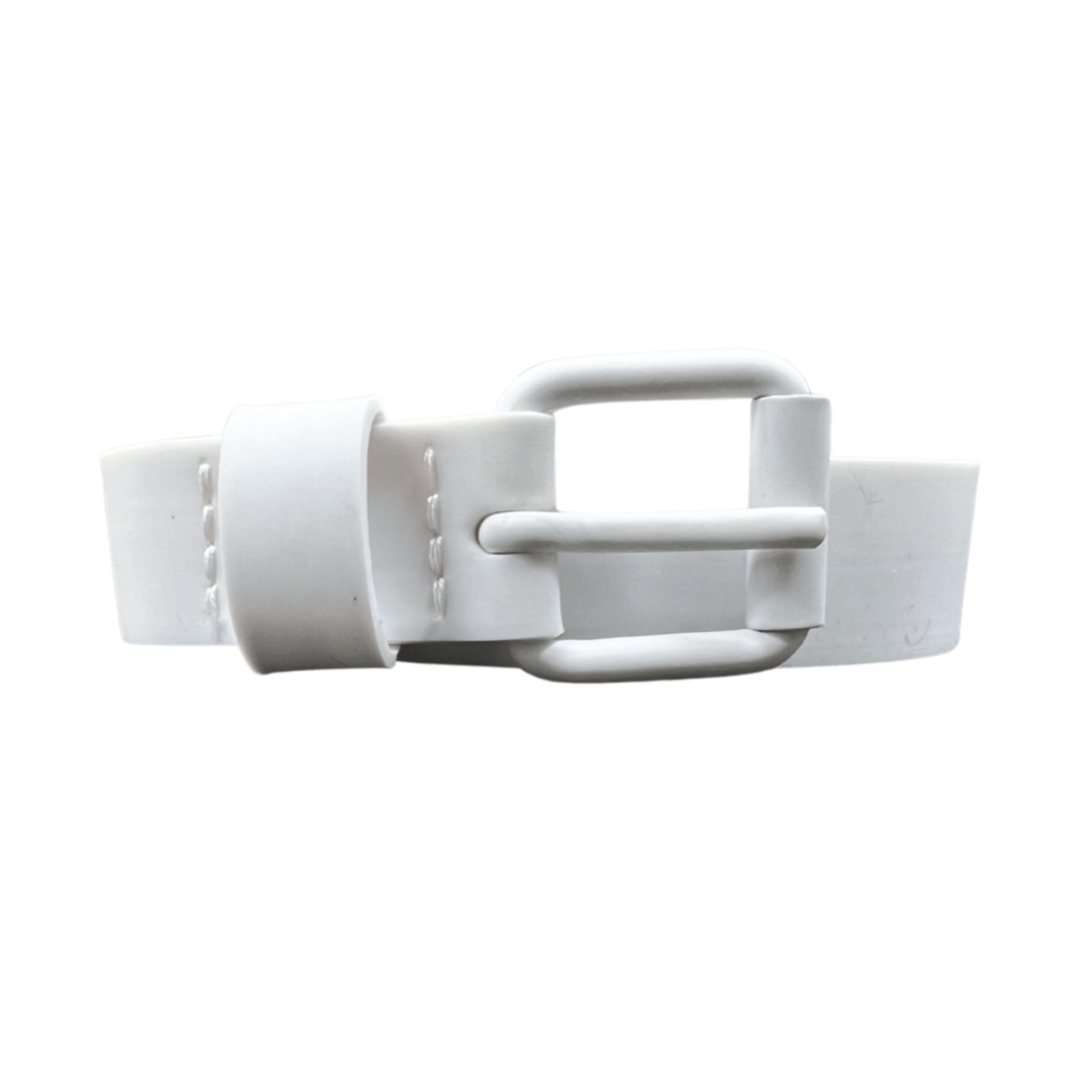 White PVC Belt